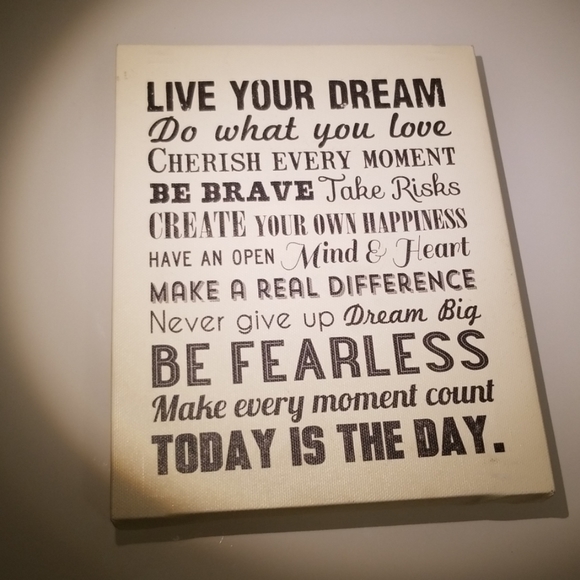 Two picture canvases, both have quotes. - Picture 4 of 5